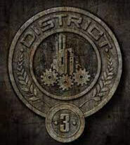 DISTRITO 3. Su principal industria es la tecnología. Se especializan en televisores y computadoras. Es uno de los distritos más ricos en Panem. La mayoría de sus habitantes trabajan en fábricas y son adeptos con la ingeniería.